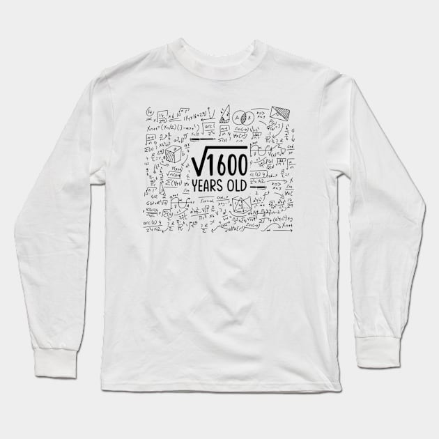 40 years old Long Sleeve T-Shirt by Digital-Zoo